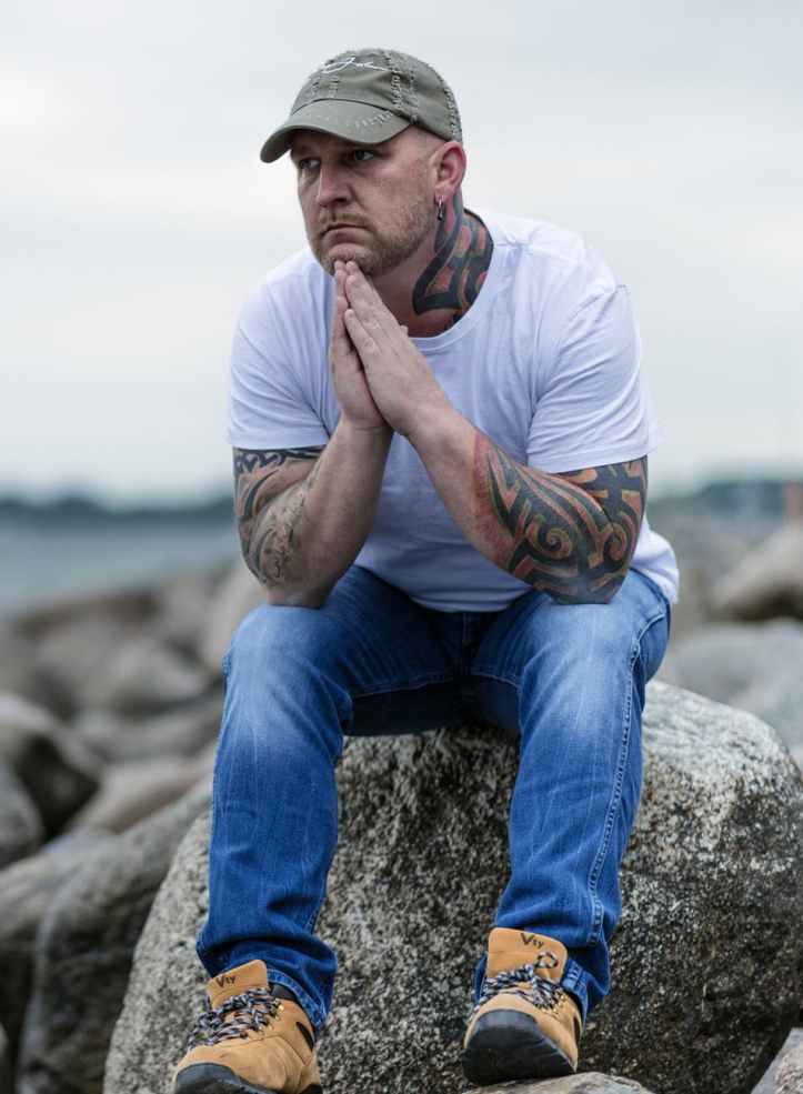 beach depression sad tattoo