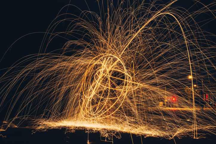 steel wool photography