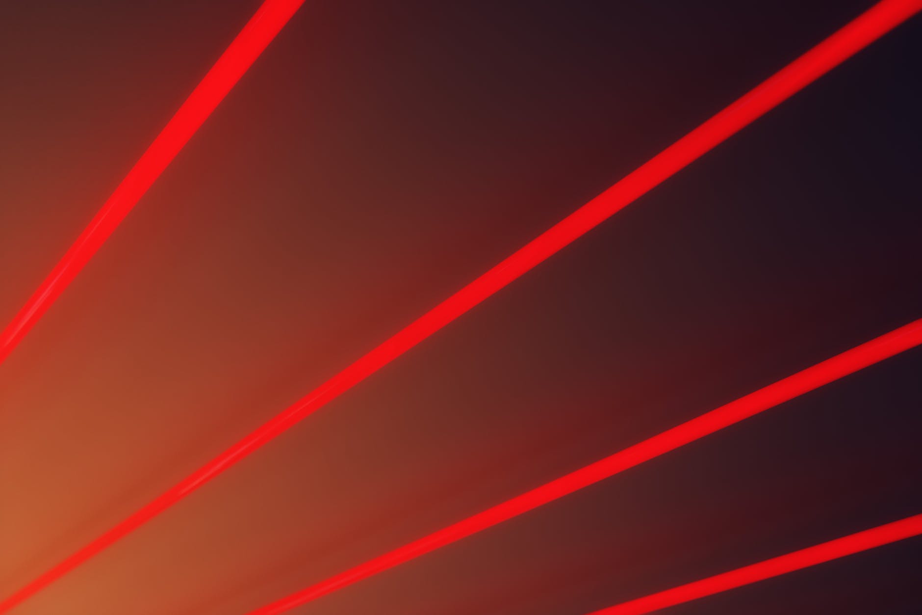 red light beams