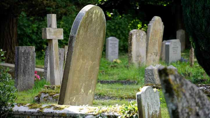 burial cemetery countryside cross