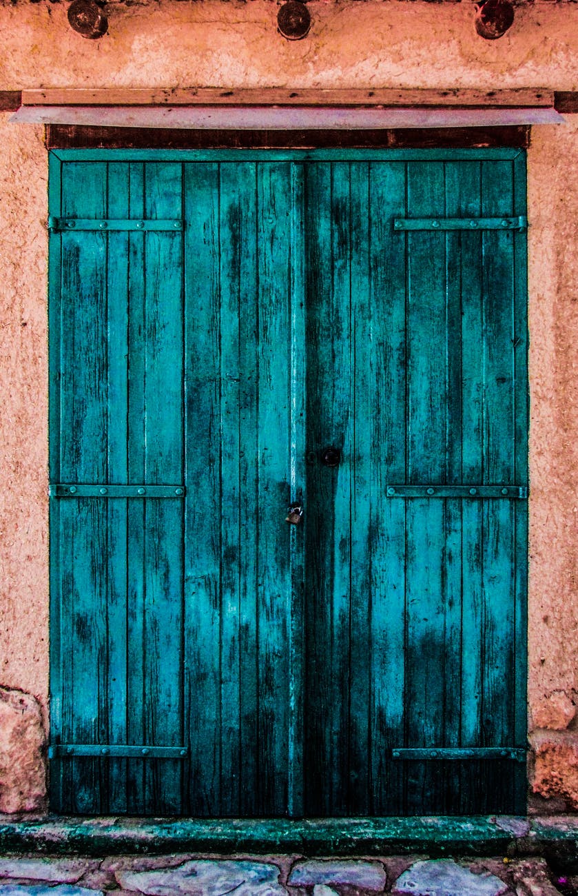 abandonne architecture bois colore