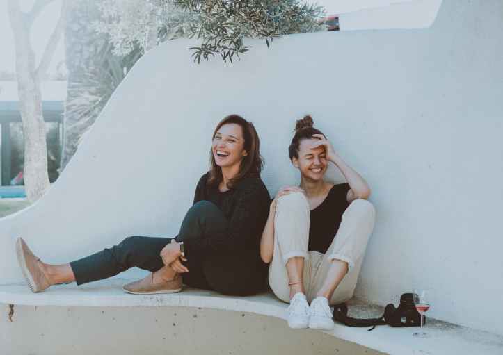 gens femme detente appareil photo