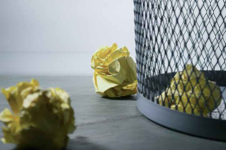 brouiller couleur dechets detritus