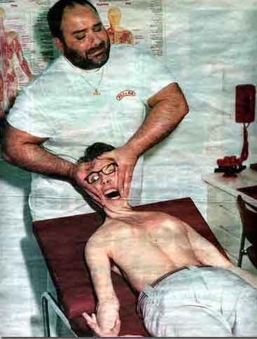 Manipulation cervicale