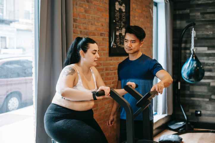 homme femme sport mouvement